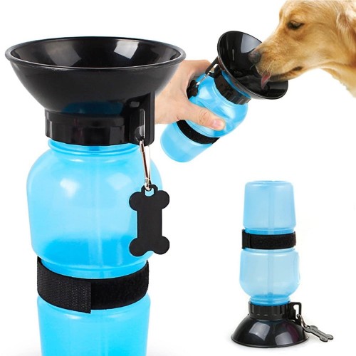 Borraccia distributore per acqua portatile cani e gatti 